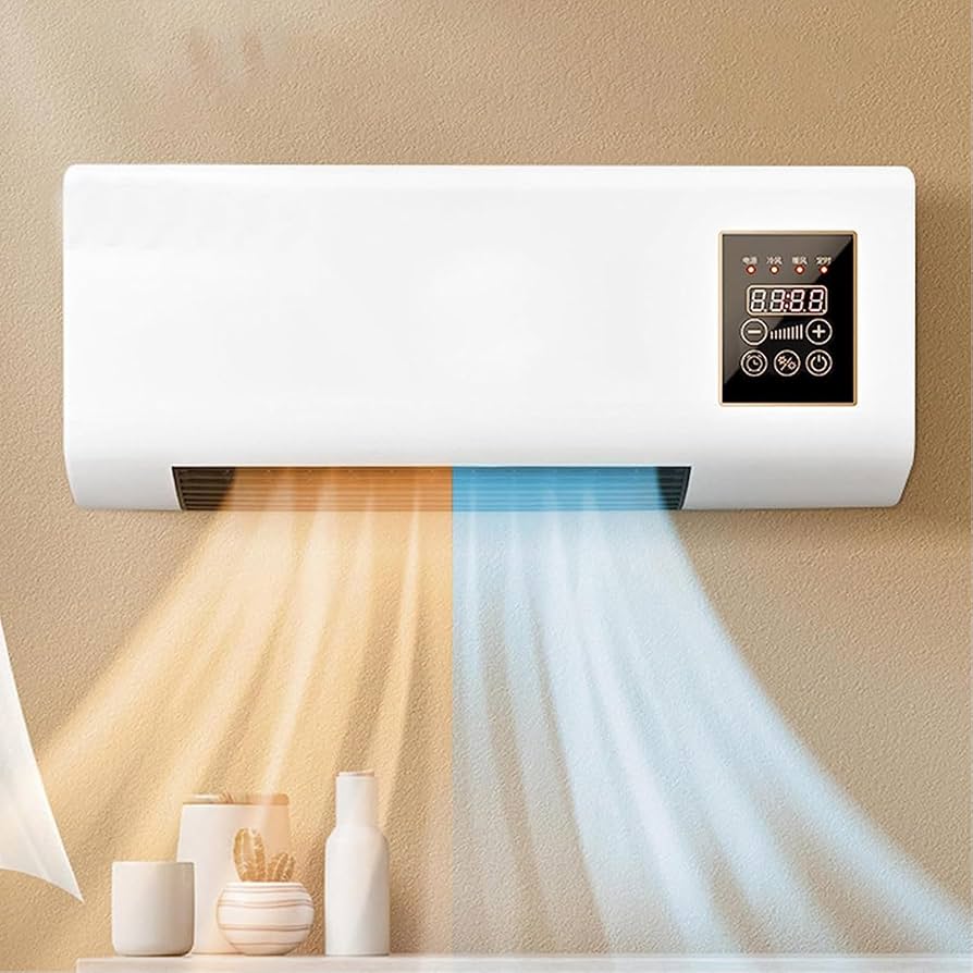 مكيف صغير متنقل كهربائي مع ريموت Mini Wall Mounted Air Conditioner