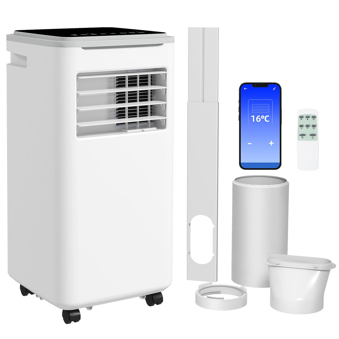 مكيّف محمول بقدرة BTU 9000  مثالي لغرف النوم والمكاتب حتى 25م²