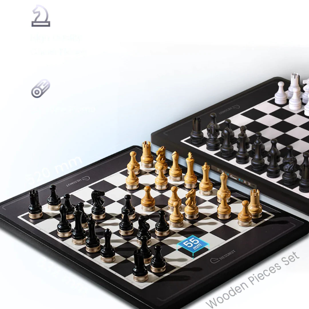 رقعة شطرنج ذكية تشيسنات مع قطع خشبية Chessnut Move Advanced Robotic Chessboard